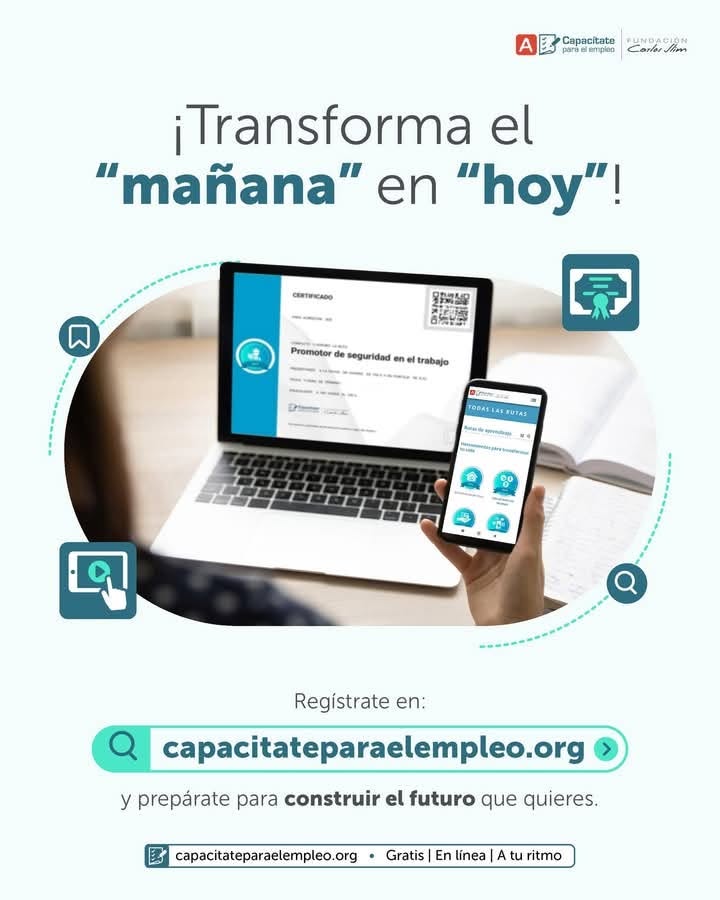 LOSRIOS_PIMOCHA's tweet photo. 📷📷 ¡Capacítate y crece con nosotros! 📷📷
Te invitamos a participar en las capacitaciones disponibles en la Plataforma de Capacitate para el empleo con 424 cursos disponibles, distribuidos en 23 categorías diferente. Disponibles 24/7 https://t.co/KtyHXIHZ3v