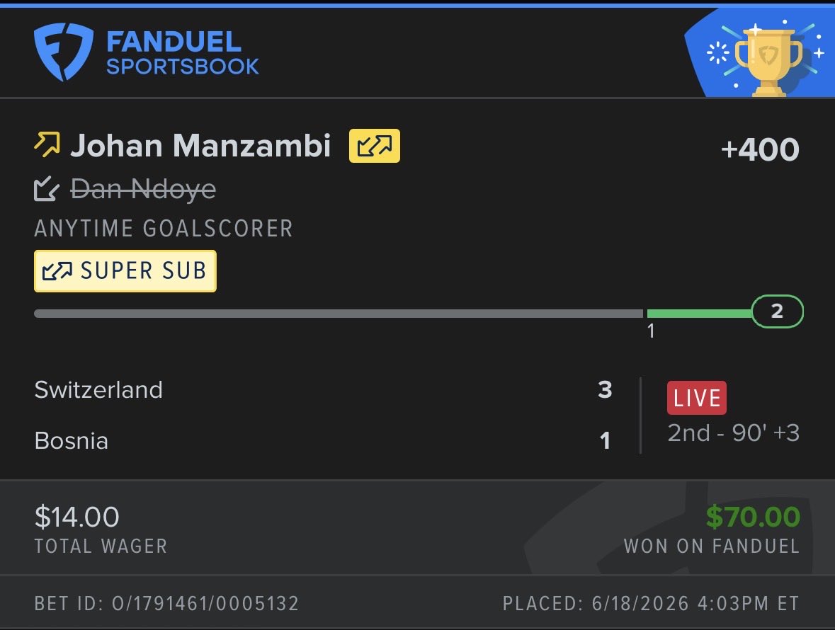 Ebklayloww's tweet photo. @FDSportsbook https://t.co/yOlpYyRpeh