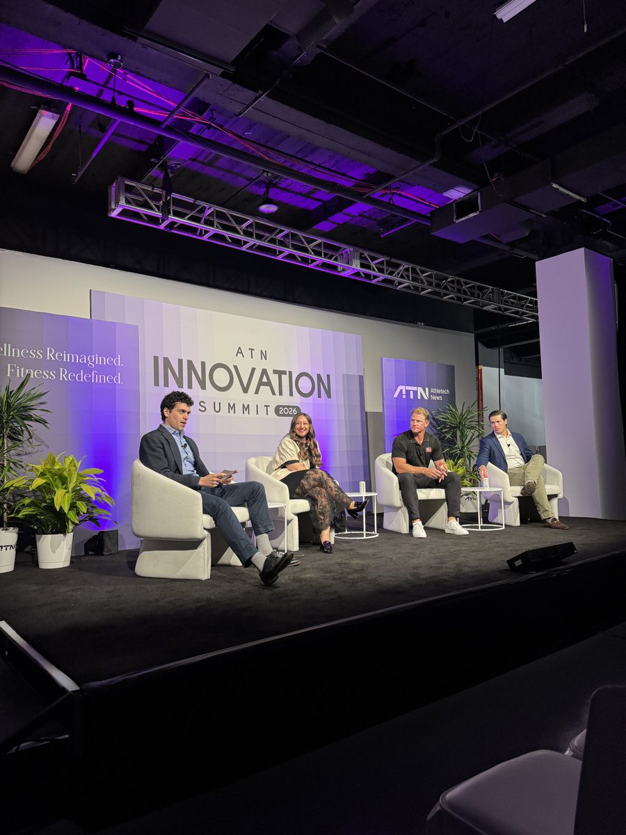 WillBart's tweet photo. Enjoyed being a panelist at the @athletechnews Innovation Summit 2026 discussing “Youth Sports: The New Fitness Funnel.”

I’m a huge believer in multi-sport athletes, but every athlete also needs an offseason to train, recover, and develop their body. It was a great discussion! https://t.co/cPvxGGMbX1