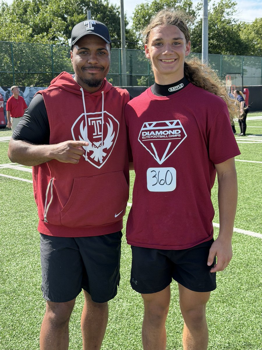 jacobdepew_'s tweet photo. Beyond Blessed to be able to attend @TempleUniv today and compete! Thank you so much @TUFB_Fletch for the invite and opportunity!

@CoachKCKeeler @Coachblsmith @CoachChiTUFF @CoachFourTUFF @Coach_AndrewP @CoachTWalker @_CoachBaker2 @Coach_Day22 @ShaneOros @PSD_Falcons @S1insider @SOLsports