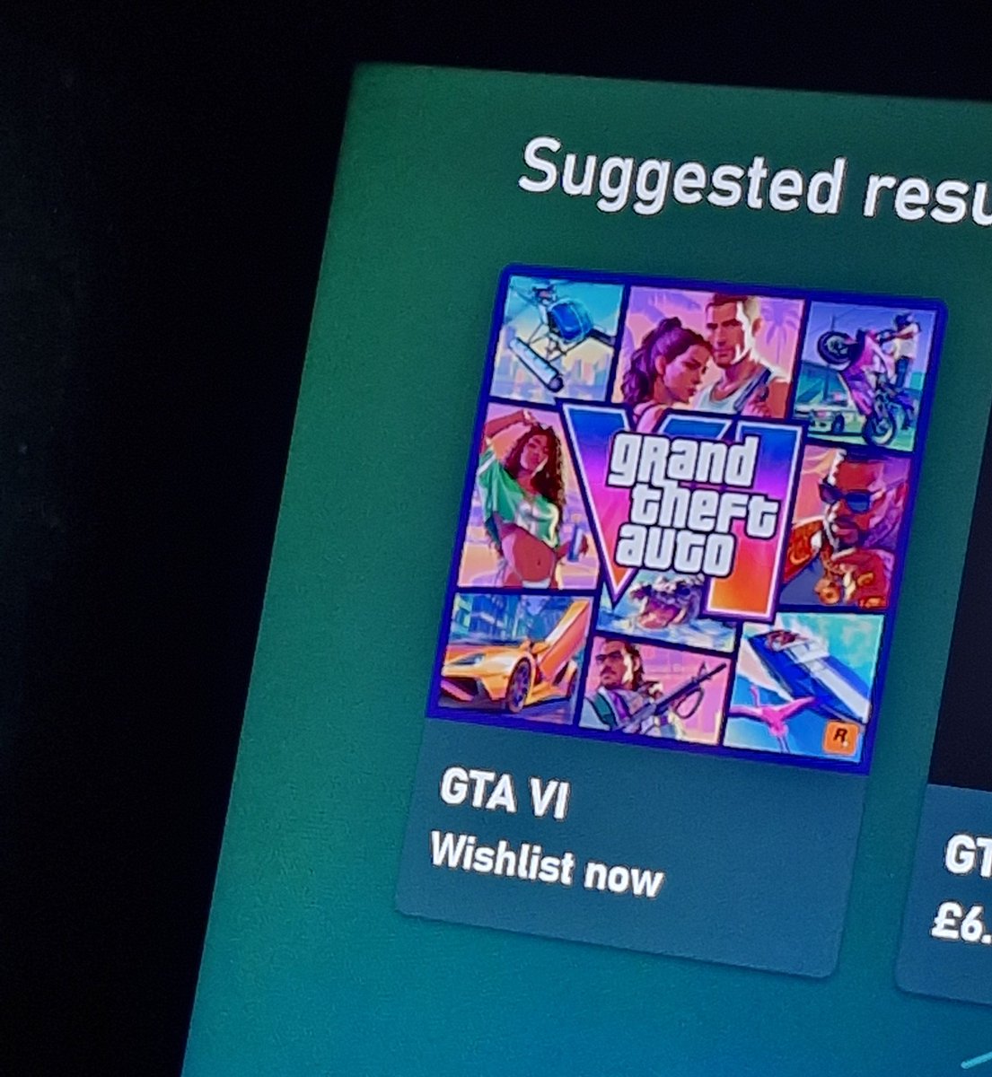 RedDeadOutlaw99's tweet photo. The Grand Theft Auto VI game tile has officially been changed to the official artwork cover on the store! https://t.co/yMC9MVW3nh
