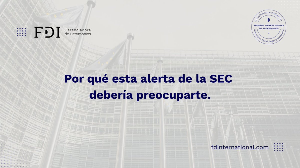 marianosardans's tweet photo. Por qué esta alerta de la SEC debería preocuparte.

La Comisión de Valores de Estados Unidos (SEC) acaba de lanzar una alerta seria sobre conflictos de interés en la gestión del efectivo de los clientes. El foco está en los programas de cash management, donde muchos asesores mueven el dinero líquido de sus clientes a ciertas cuentas o productos y reciben una compensación extra por hacerlo, sin explicarlo claramente.

Al mismo tiempo, detectaron que algunos asesores cobran comisiones que no coinciden con lo que figura en los contratos que firman con sus clientes y en los documentos que presentan ante la SEC. Son problemas graves que ocurren en el mercado más regulado y controlado del mundo.

Recomiendo pensar este tema con perspectiva: si esto pasa en EE.UU., con la SEC que mira por encima del hombro de cada asesor, con auditorías sorpresa y con multas millonarias, ¿qué podemos esperar en el resto del mundo?

La gran mayoría de los inversores que viven fuera de los EE.UU., trabajan con asesores que no están registrados ante la SEC. Muchos de estos operan sin ningún tipo de regulación efectiva, sin obligación de revelar conflictos de interés y sin que nadie controle realmente lo que hacen.

El cash es solo un ejemplo. La realidad es mucho más amplia. Los asesores también reciben kickbacks, comisiones o retrocesiones de abogados, tributaristas, CPAs, contadores, y muchos otros profesionales a los que derivan clientes. Cada recomendación puede esconder un incentivo económico que el cliente desconoce.

Por eso la transparencia no puede limitarse al efectivo.

Un asesor serio debería poder explicarte con claridad todas las formas en las que genera ingresos con tu relación: comisiones de bancos o plataformas, revenue sharing, pagos de terceros, retrocesiones de otros profesionales y cualquier otro beneficio.

Consejo concreto: no te conformes con respuestas vagas. Preguntale directamente:

- ¿Dónde está mi efectivo y cuál es tu comisión por colocarlo ahí?

- ¿Estás recibiendo alguna compensación de bancos, fondos, abogados, contadores u otros profesionales que yo deba saber?

- ¿Tus honorarios coinciden exactamente con lo que figura en nuestro acuerdo?

Si te esquiva estas preguntas o te responde con rodeos, esa falta de transparencia ya es una bandera roja importante 🚩.

En un mundo donde la confianza es moneda, la transparencia total es la única garantía real que tiene un inversor no-residente.

---------------------
FDI Wealth Management LLC está registrada en los EE.UU. como Investment Adviser y regulada por la Securities and Exchange Commission (SEC).
https://t.co/ByYCA9yRsi