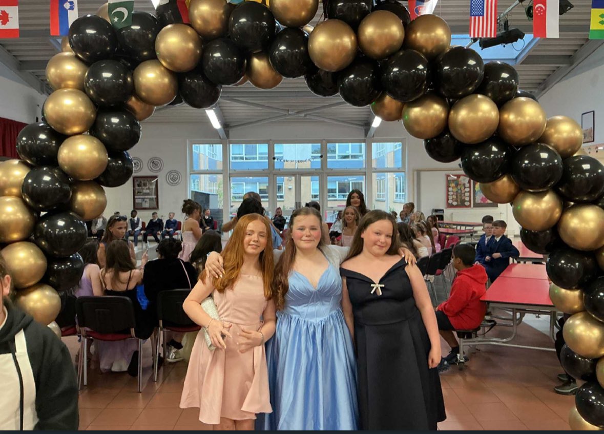AntoninePrimary's tweet photo. Our P7 prom tonight, thanks to @drumchapelhigh for hosting. More photos to follow tomorrow. #P7Prom https://t.co/fFNWsjrfPm
