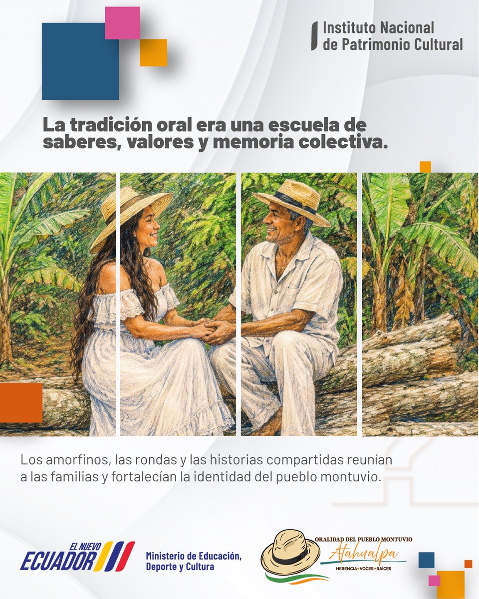 gpafroficial's tweet photo. La cultura del pueblo montuvio de la parroquia Atahualpa, es un legado vivo que ha sido transmitido de generación en generación a través de relatos, saberes, expresiones y experiencias que mantienen encendida la identidad.
#Historia #PuebloMontivio #MemoriaSocial #Identidad https://t.co/tAsLHjDaWh