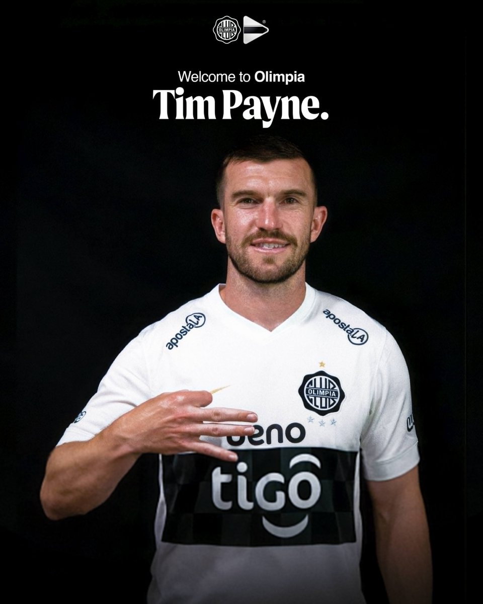 SVargasOK's tweet photo. 🚨🇵🇾 [OFICIAL] ¡Tim Payne, nuevo futbolista de Olimpia!

El neozelandés de 32 años se sumará al 'Decano' para disputar la Copa Sudamericana, luego de finalizar su participación en el Mundial. https://t.co/Z0VDI3VAWU
