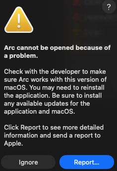 antonioc_cl's tweet photo. ffs:
xattr -rd https://t.co/LlDhGS1ay9.FinderInfo /Applications/Arc.app
    xattr -rd https://t.co/LlDhGS1ay9.ResourceFork /Applications/Arc.app
    codesign -vv --deep --strict /Applications/Arc.app
    open /Applications/Arc.app https://t.co/dZmm6AJuqh