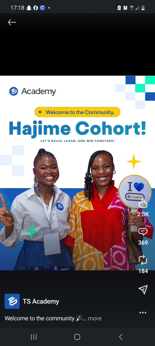Ross_oche's tweet photo. I kick started my journey of becoming a Virtual Assistant @TechSphereAcad yesterday after completing my orientation session with Mr adetola Durojaiye.
I am passionate about this journey because I have long hoped to fully integrate into a niche in tech after my degree in Comp https://t.co/RwzGLRe881