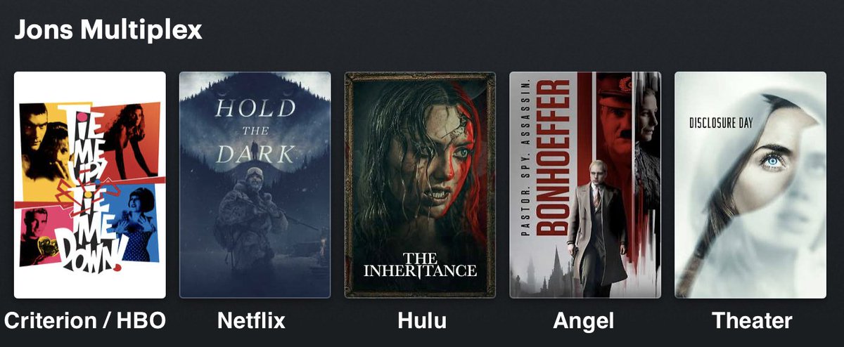 joncassar's tweet photo. If I owned a theater like #QuentinTarantino does, I'd be playing these films this week. #Letterboxd https://t.co/d32e07i7Vh