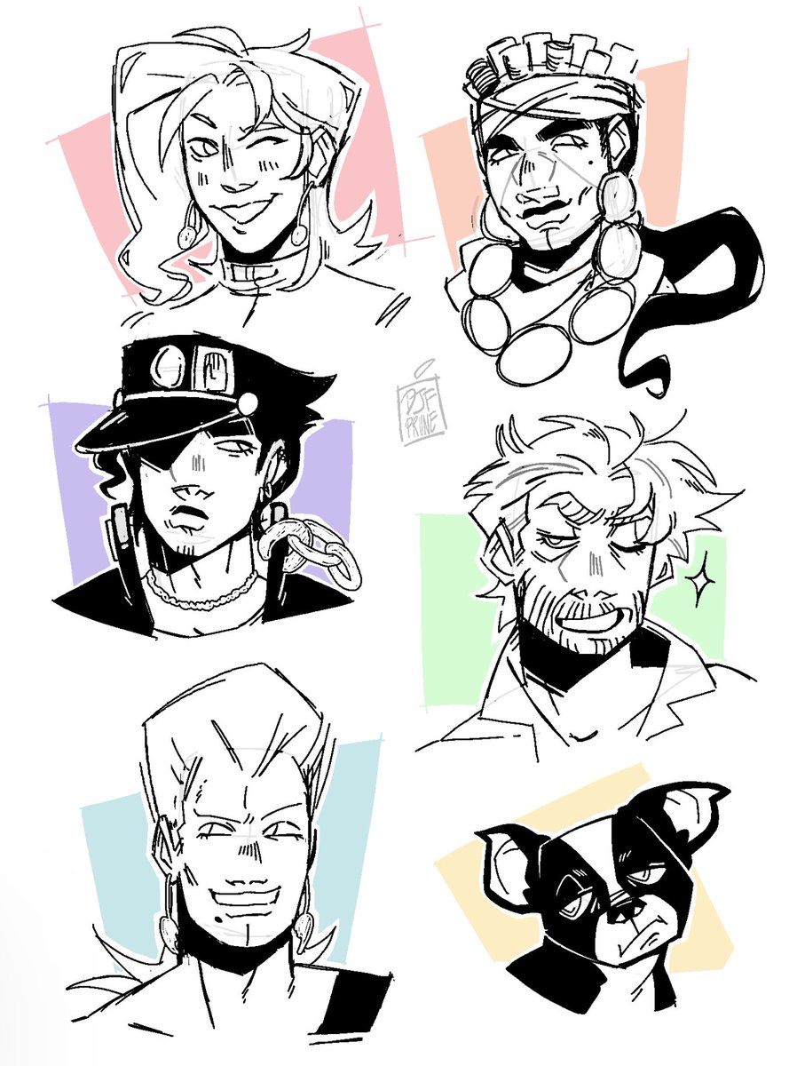 DjFPrune's tweet photo. I haven’t drawn them in years and you can tell

#jojo #sdc https://t.co/QBSvWDEfzd