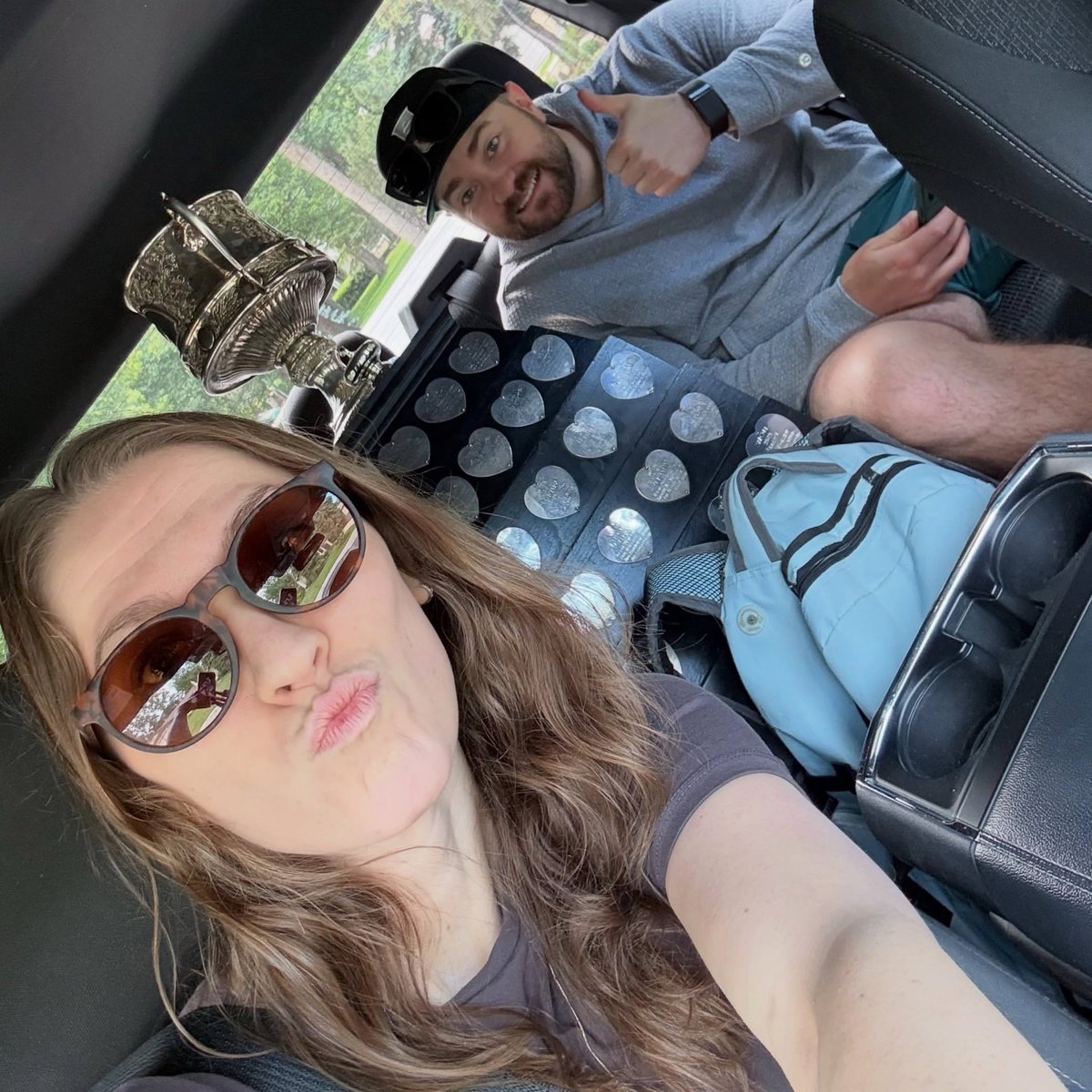teamnjegovan's tweet photo. When your teammate comes to Winnipeg… and brings the Brier tankard (and champ 😜) with her 🏆😎 https://t.co/PyUVxfD2a8