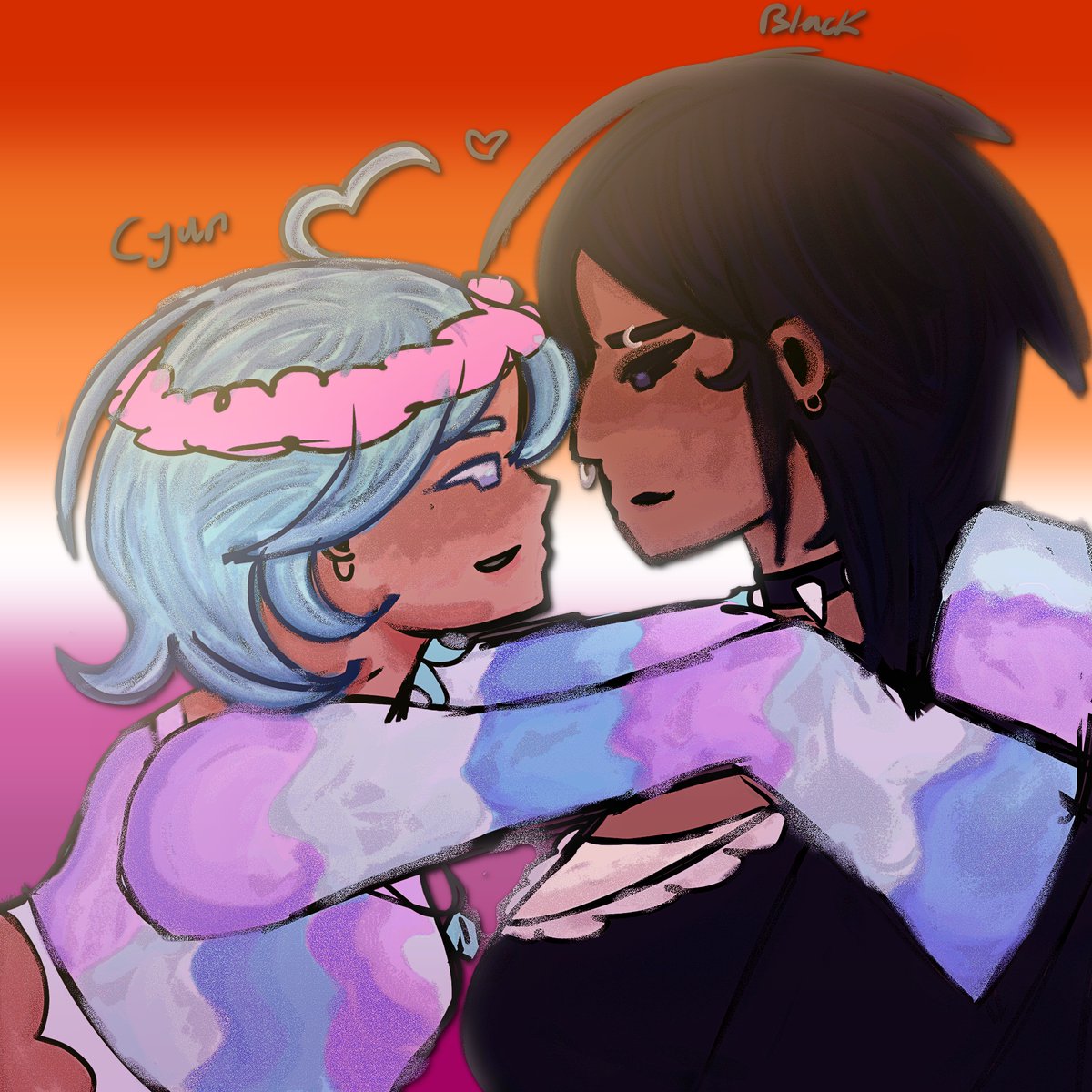 Ms_Remii's tweet photo. Among us Nonbinary Yuri but I’m lazy and high af #amongusshow #amongus #amongusshowfanart #gemgeologist #cyanxblack #yuri https://t.co/vb3kMj8V0N