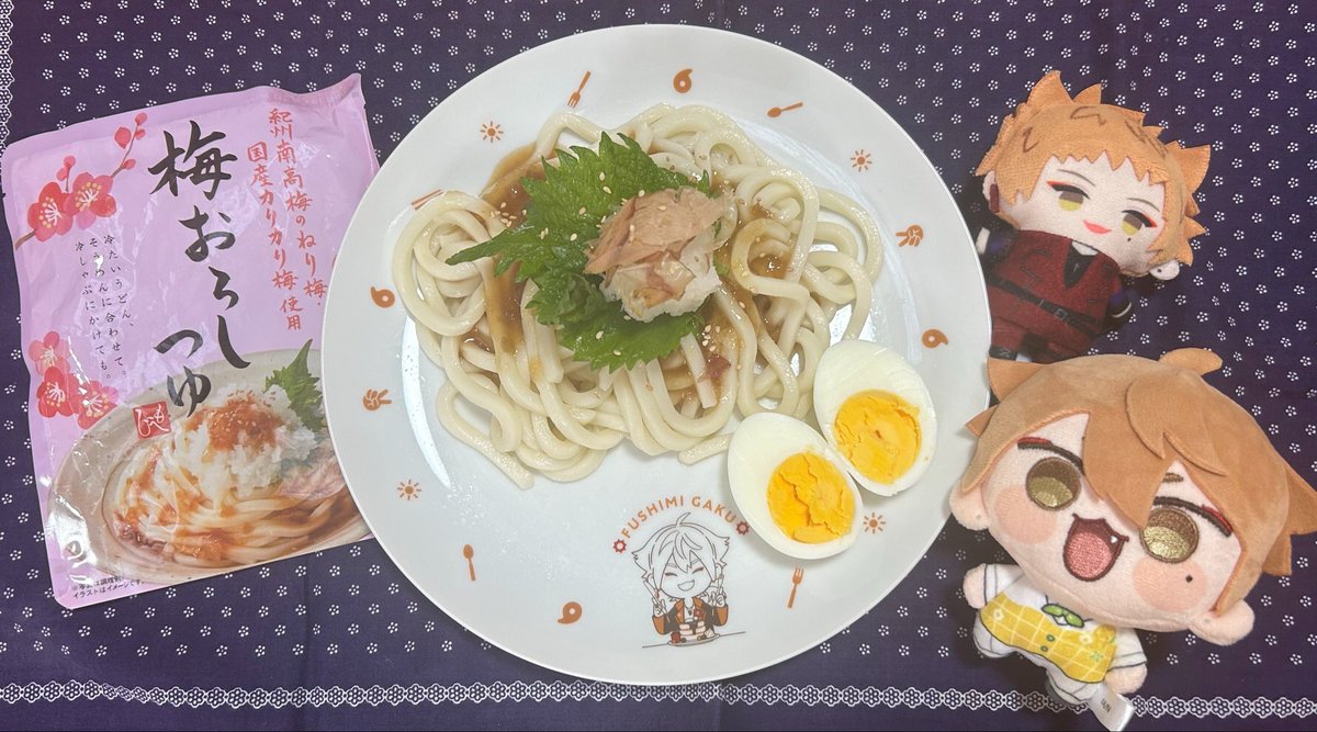 missoo000p's tweet photo. ガク、アクターの皆さんおはようございます！本日はCOOL麺回！KALDIで梅おろしつゆを買ってうどんを作りました✨️ちょっと寝不足なのですが、朝からさっぱりうどんで1日頑張ります🎶
 #おはガク  #ガク食オープンキャンパス https://t.co/IEXg50twBk