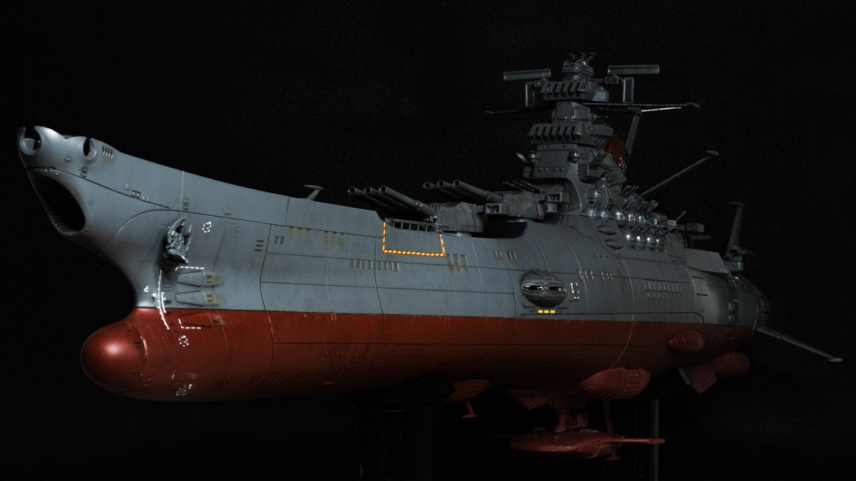ymt_0312's tweet photo. ついに！YMT-0312 大和/Yamatoが初めて参加させて頂く模型展示会が明日開催されます！すごく楽しみです！😆✨まだ動画では完成していない「戦闘空母ヒュウガ」も時間断層並みの速度で制作した結果先日ついに完成し、少し早めのお披露目となります！皆様是非遊びに来てください！⚓️✨
#宇宙戦艦ヤマト https://t.co/LWxQkJDLNW