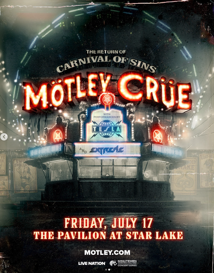 TeslaBand's tweet photo. Tour kick off in less than a month away!

July 17th in Burgettstown, PA at The Pavilion at Star Lake.

Mötley Crüe - Tesla - Extreme

https://t.co/eSZQ51EoF5 https://t.co/S8sb3fJv8u