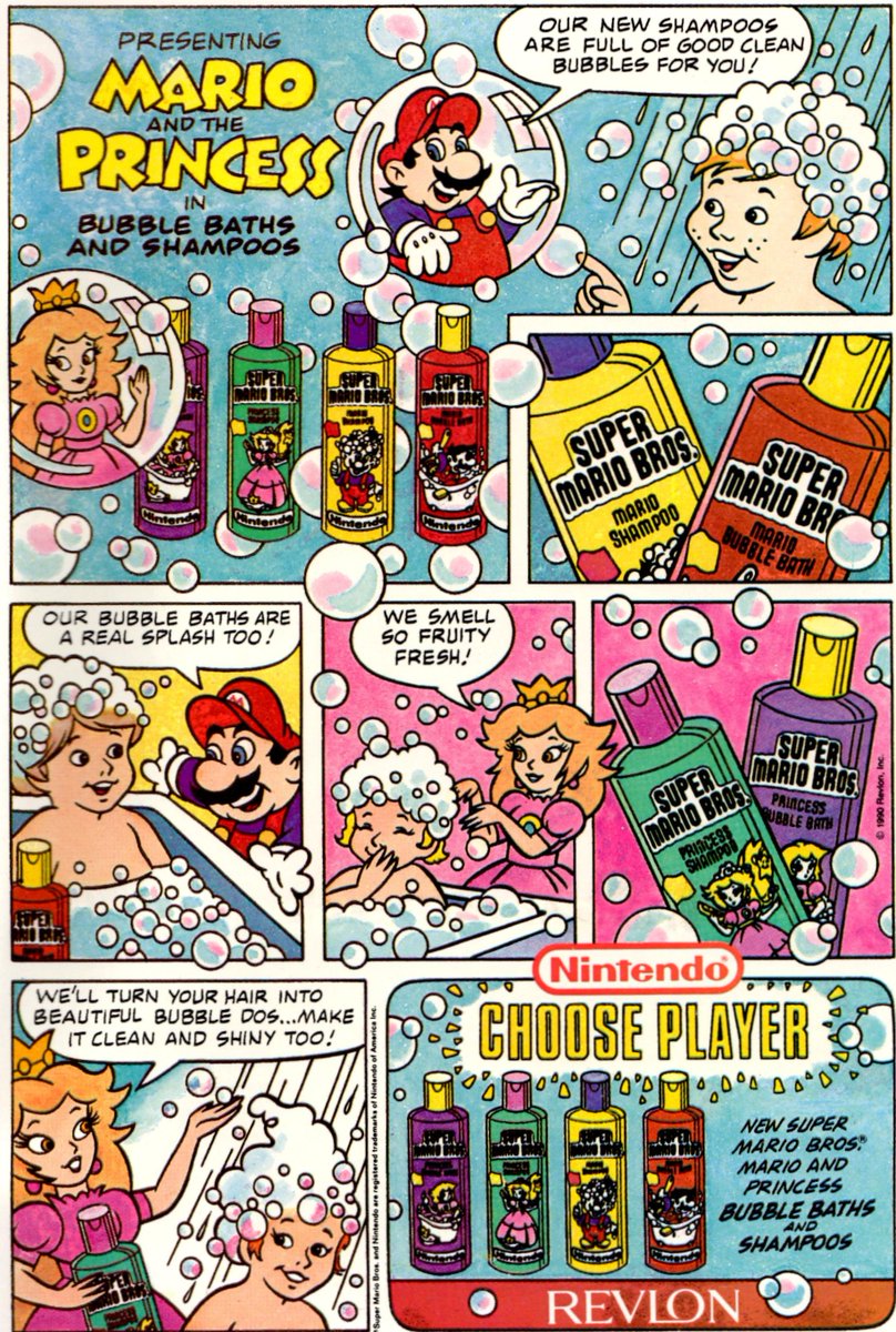 RetroScapeX's tweet photo. Watch out or Mario might pop into your bathroom to smell your shampooed hair. https://t.co/XbdasoTxUA