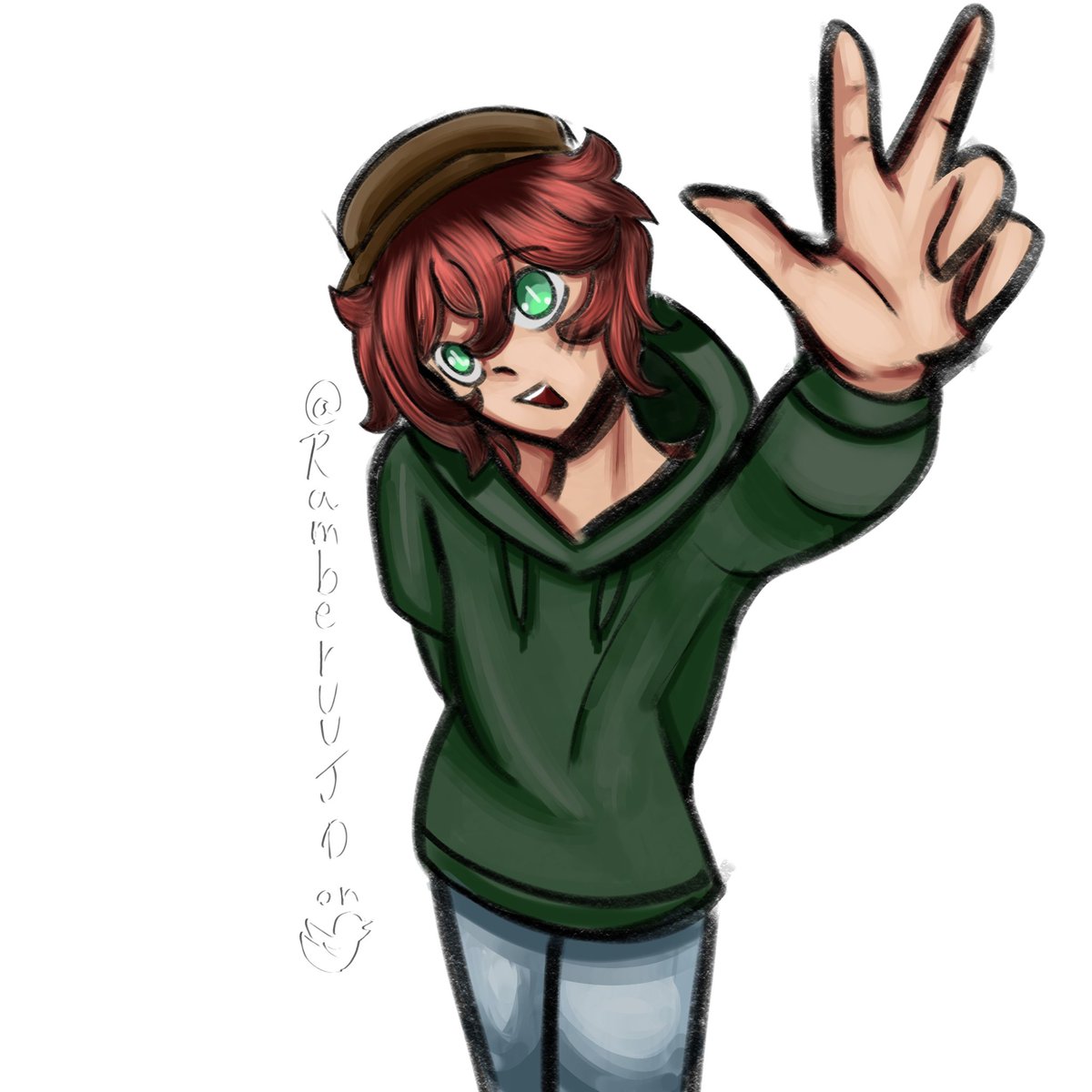 Ramberuu's tweet photo. (Spoilers for episode 10 in replies)
#amongus #amongusshow 

Lil bud Greenie
Series broke me sm istg, IN MY HEAD EVERYONE IS ALIVE, NO ONE IS DEAD 😭😭😭 https://t.co/SQG21SWEx2