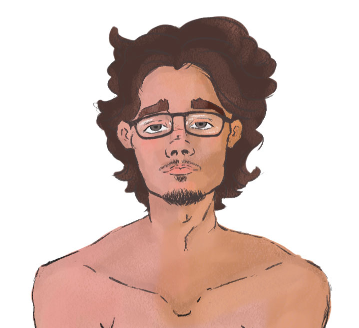 justguara's tweet photo. Hj foi stream dazarte e como eu tinha falado pro @pidrinhu no aniversário dele que eu ia desenhar ele pelado tá aí KKKKKKKKKKKKKKKKKK espero que tu goste manim. n ta super parecido mas tá bonito e isso que importa. PS EU SEI QUE EU ESQUECI DO BRINCO AF https://t.co/D2KL8FAISG