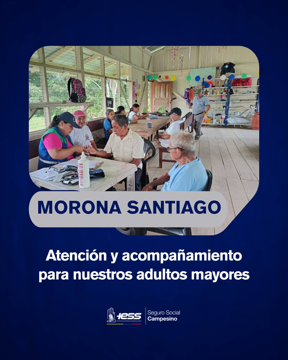 Seguro Social Campesino del IESS. tweet media