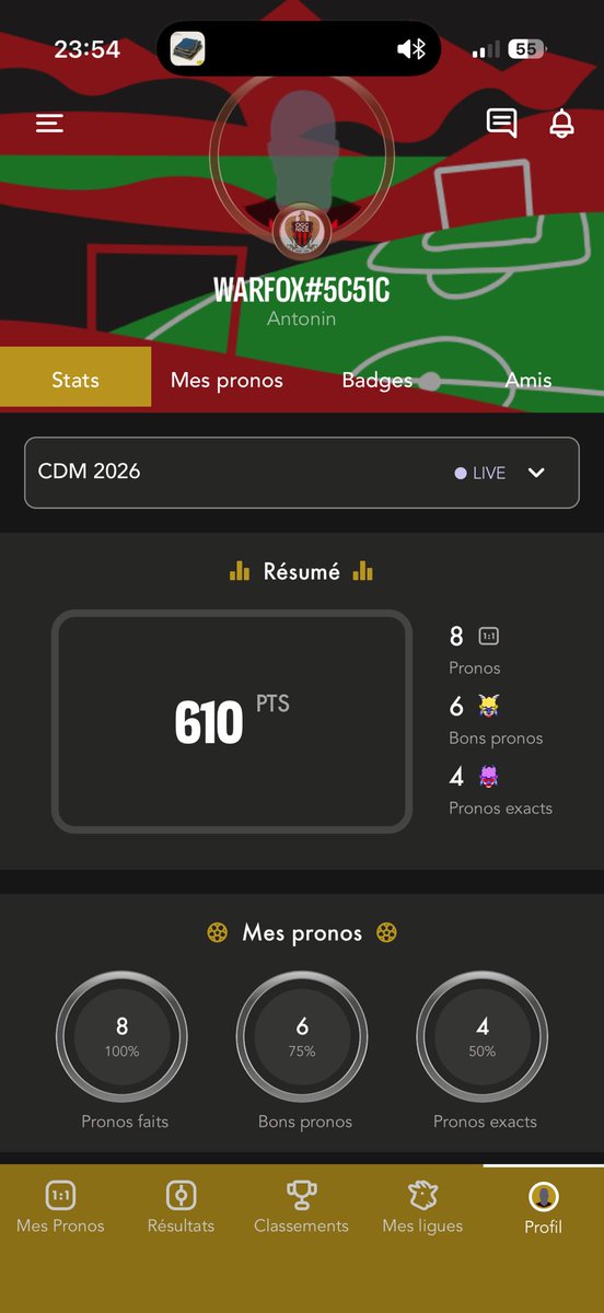 antonissa06's tweet photo. @Evan_974_ j’ai commencé au match de l’argentine 🫩 https://t.co/0SHMD5RyqV