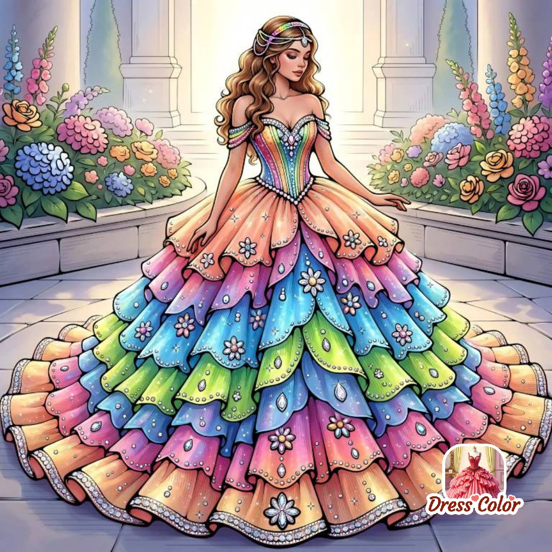 HelenRobin3870's tweet photo. A bit of style and beauty for the evening.
#DressColor
#ColouringBookCafé https://t.co/Pj1S5CCtFh
