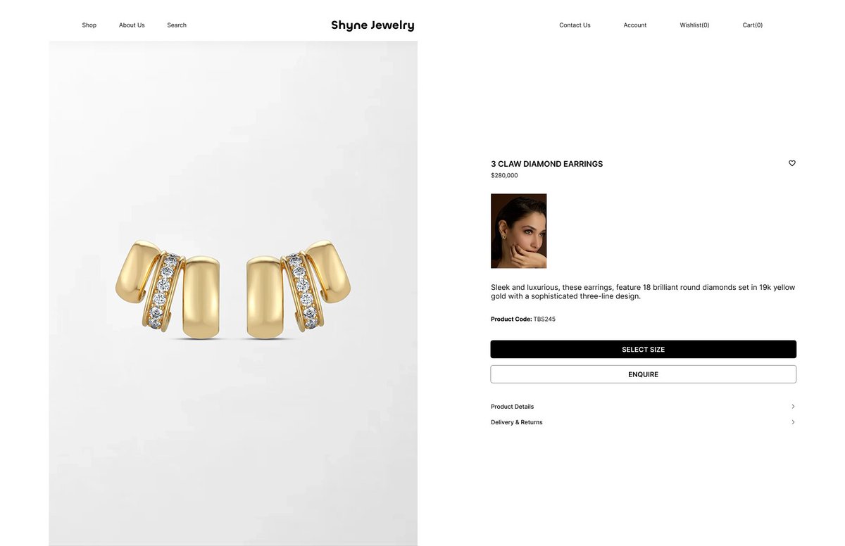 ellaomoni's tweet photo. Day 13/75 – Exploring UI Design ✨

Today's UI is an e-commerce design for a high-jewelry brand. I kept it minimal and clean to create a luxurious feel, using a black-and-white palette for a timeless look.

#UIUX #UIDesign #DailyUI https://t.co/vgALVA42b4