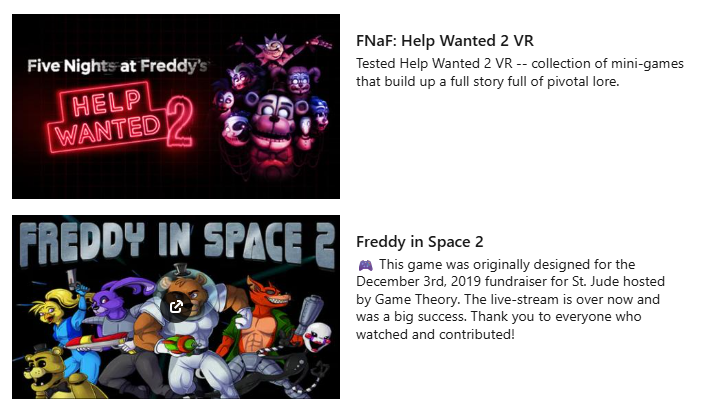 GotyRase268's tweet photo. DJ STERF'S INVOLVEMENT ON FNAF PRODUCTS

DJ Sterf details in his Linkedin profile the specifics of his involvement in several FNAF products, both books and games. https://t.co/AZYhb5mqXQ