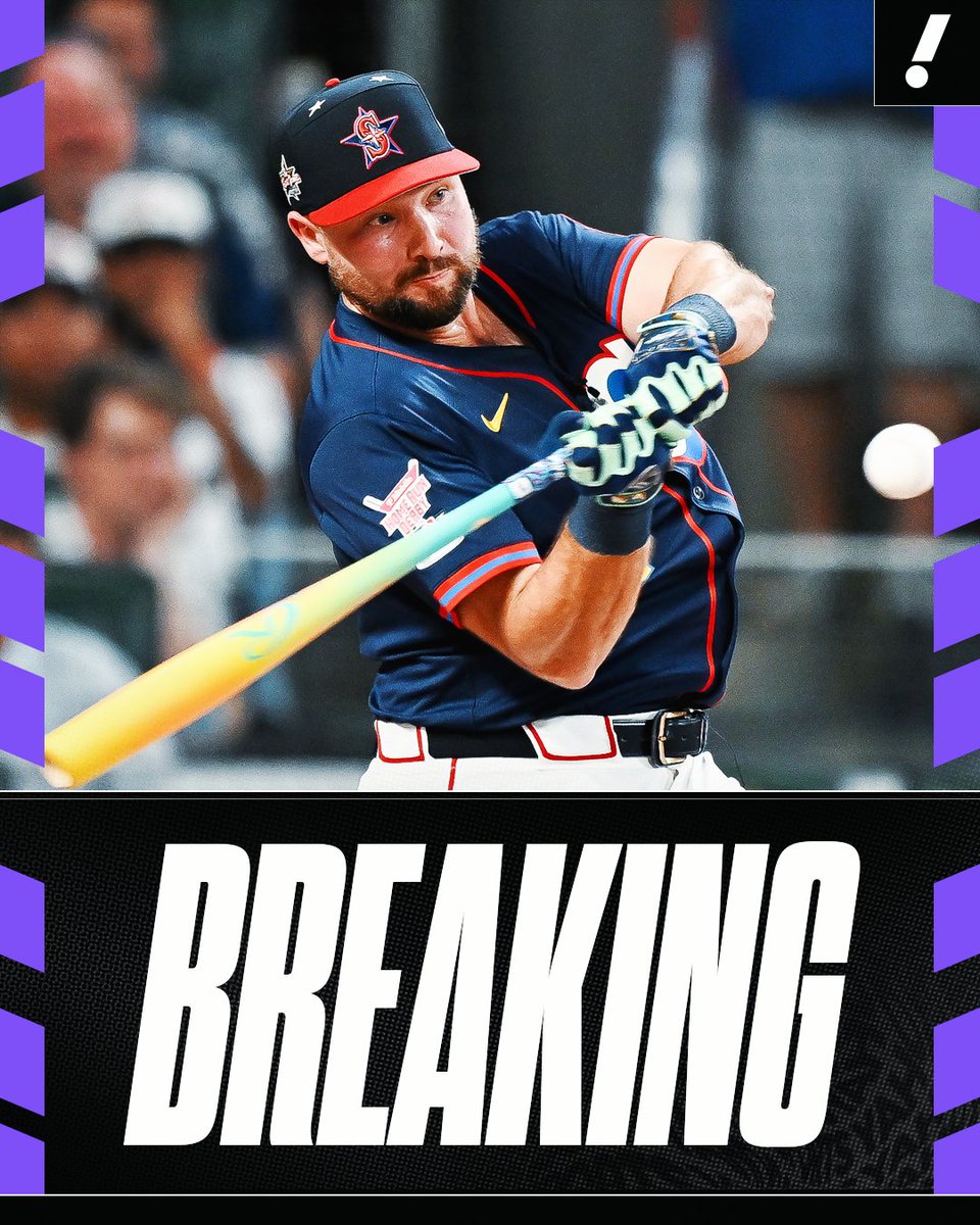 YahooSports's tweet photo. BREAKING: MLB has announced a new Home Run Derby format for 2026 ☄️ 

The new format is as follows:
⚾ 8 participants, Top 4 advance to Round 2
⚾ 20 swings in Round 1 and 15 swings in the final two rounds
⚾ A player who hits a HR on his final swing in any round can continue until he records an out or wins the round