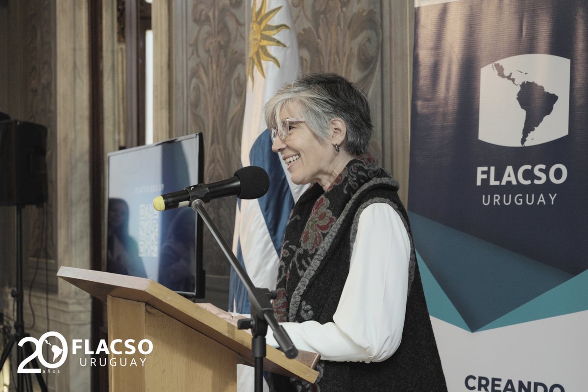 FLACSOUruguay's tweet photo. 20 años construyendo conocimiento, formando profesionales y contribuyendo al fortalecimiento de las políticas públicas en Uruguay y la región.
Gracias a todas las personas e instituciones que han sido parte de esta historia colectiva. https://t.co/c3lYzm6OkK