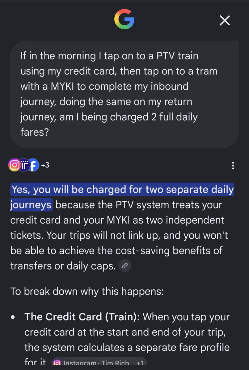 EveryDayGarden's tweet photo. What % of PT users are unable to use the new credit card system because they need bus and tram services to complete their journeys? @ptua I expected the below, but had to check to be certain that using a c/card for my journey either left me exposed to A/Officers or out of pocket https://t.co/yL9hnEP0JF