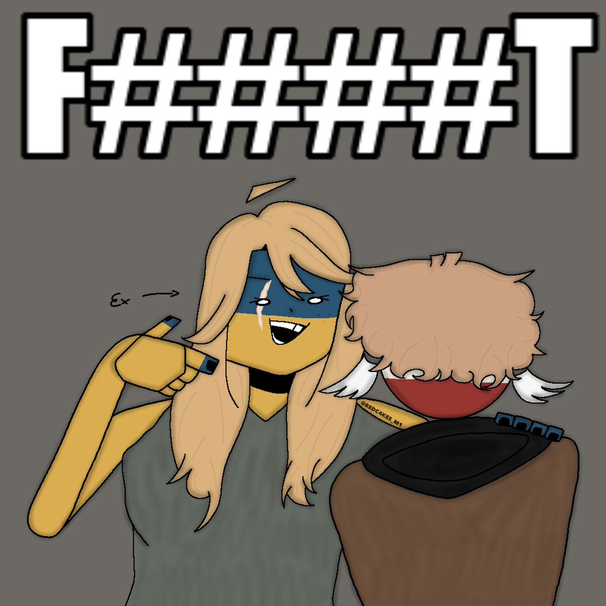 RED_M001's tweet photo. More JapPol slo- wait a minute… #countryhumans #countryhumansjapan #countryhumanspoland #countryhumansukraine https://t.co/uBtu0KkNhB