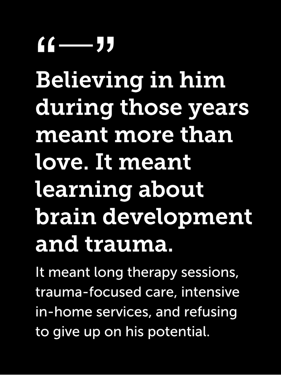 ZEROTOTHREE's tweet photo. “I wanted his nervous system to learn safety before it learned fear.”

Carla believed in her son through it all. Today, he’s thriving.

Early support changes everything. Read their story. Support families: https://t.co/J6nXyZ4Jqz

#BelieveInBabies https://t.co/hukFfDjSNa