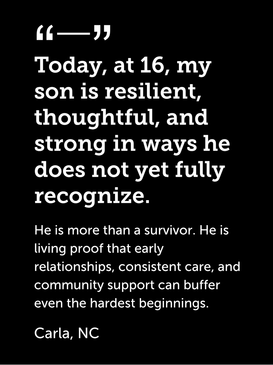 ZEROTOTHREE's tweet photo. “I wanted his nervous system to learn safety before it learned fear.”

Carla believed in her son through it all. Today, he’s thriving.

Early support changes everything. Read their story. Support families: https://t.co/J6nXyZ4Jqz

#BelieveInBabies https://t.co/hukFfDjSNa