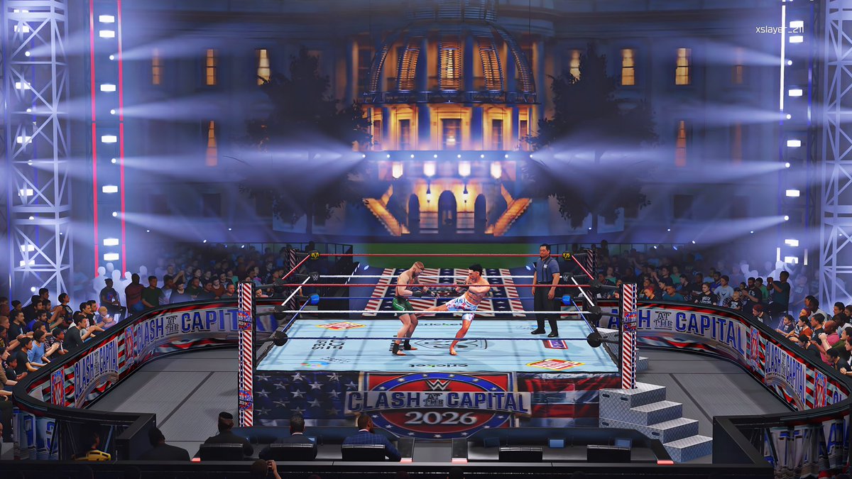 SLAYERZ2K's tweet photo. We’ll yall can wrestle in the White House before WWE does check this out https://t.co/nb21bUdO62