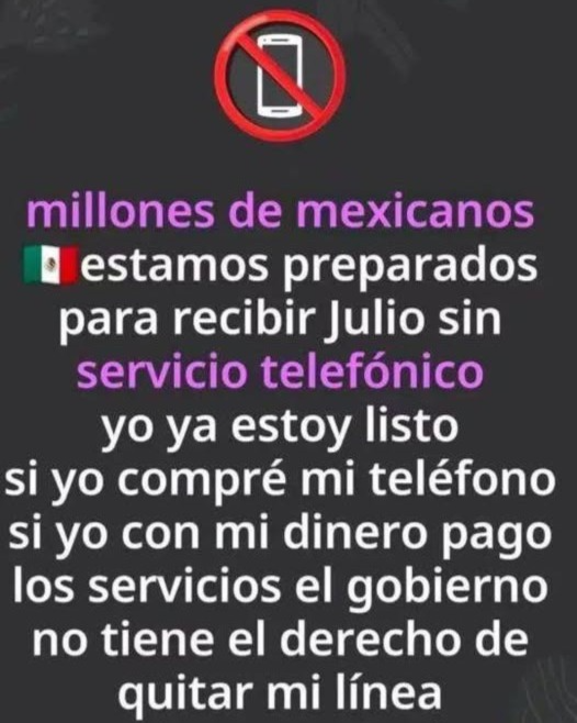 GARCIPAVON's tweet photo. #NoAlRegistroDelCelular https://t.co/13lPUkIlBt