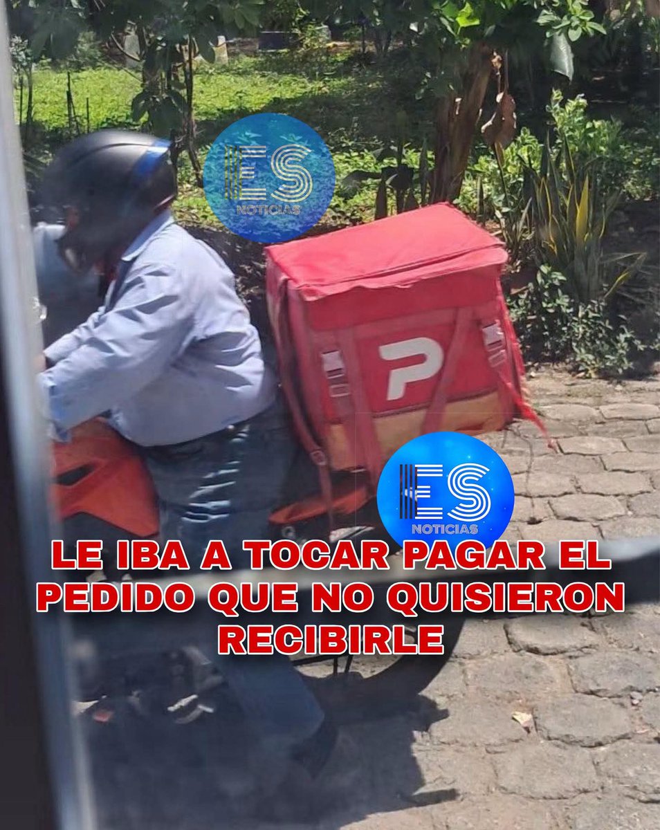 Respet503's tweet photo. 4 pizzas no recibidas por el cliente vendidas en la calle por el repartidor PedidosYa,  por llegar un poco tarde debido al Día del Padre.
El repartidor le tocó cargar con la cuenta, pero es lo justo ?
El @TrabajoSV y @AsambleaSV @BancadaCyan deben crear leyes que regulen esto. https://t.co/2xXAlwx9za