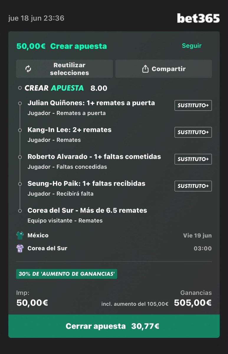 SHARKBETS00's tweet photo. Cuota 10

Aumento analizado  📊

50€ a alguien que de ❤️ si es ✅ https://t.co/M8ELt4H0Q7