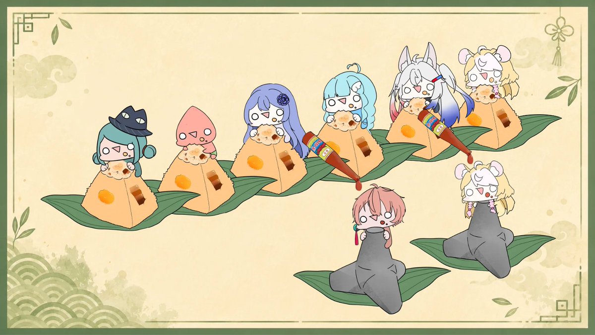 MiHuaTang_'s tweet photo. 今天端午節，祝大家端午節快樂ヾ(^▽^*)))
中午要記得立蛋喔！立蛋成功憑照米花給你誇誇💛✨️
話說粽子一排下來還是挺壯觀的⛰️⛰️

話說米花最近被影ban了，所以希望大家幫我轉發🥺 https://t.co/eUI7W9Yuc1