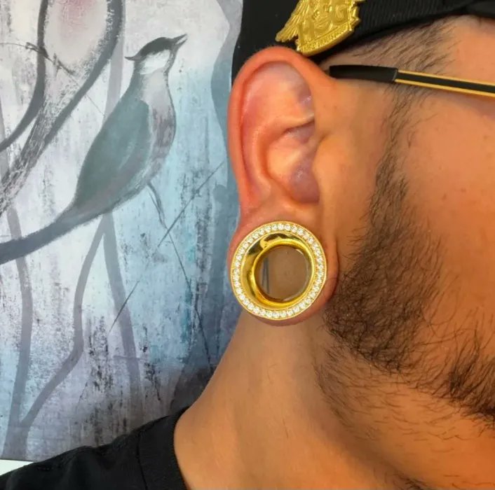 MarkedWithSin's tweet photo. An item on my Throne wishlist just got fully funded: AKAK Gold Plated Celestial Halo Dual Zircon Ear Gauge Tunnel (2Pcs) | Gold / 1"(25mm). Thank you! https://t.co/JXZktSOMnL #Wishlist #Throne https://t.co/kDo0CLoLcQ