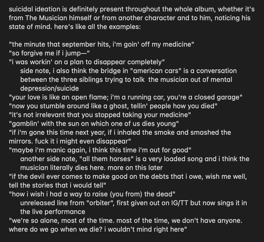 stickseason's tweet photo. this is going to be a long one but tldr the great divide is literally just about SUICIDE! like killing yourself and stuff. like i can't see it any other way 1/3 https://t.co/GFEU9sMH1S