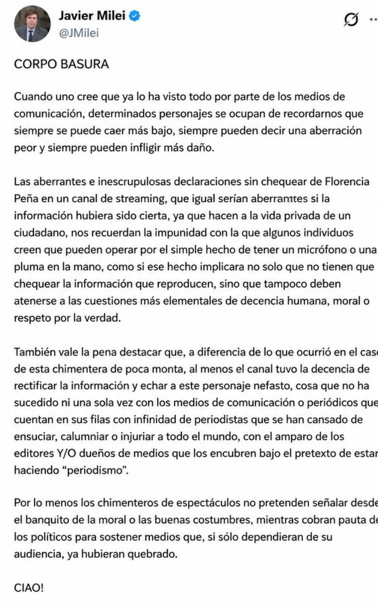 DeGreyNorma's tweet photo. Apareció @OPRArgentina , 
Apareció Maria Magdalena.. 🤣🤣
Ladrones... mentirosos..hipócritas. .!!!!!!!
No lo puedo @, porq me tiene bloqueada..(ja')....
El inútil,  sólo se ubica en su esencia.. "PANELISTA CONVENTILLERO"....!!!!!!!! https://t.co/EJn8JnWCKC