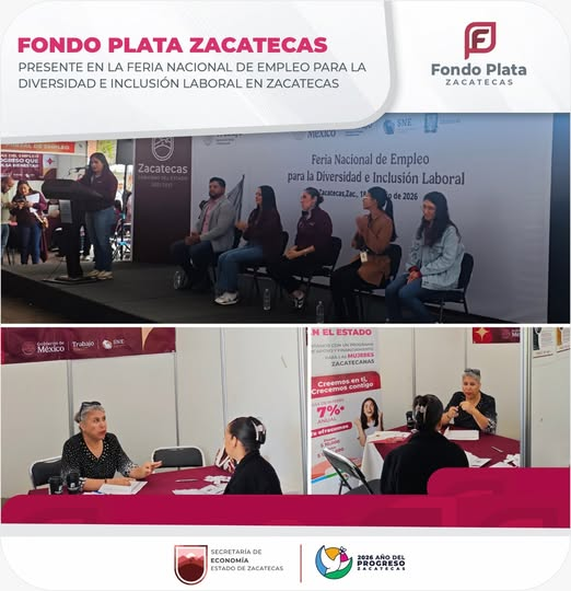 fondoplata's tweet photo. Fondo Plata Zacatecas presente en la Feria Nacional de Empleo para la Diversidad e Inclusión Laboral, acercando financiamiento y productos financieros. 

Con respaldo del Gobernador @DavidMonrealA y el Secretario @_JorgeMirandaC.

#AñoDelProgreso https://t.co/w0tY2kWHOp