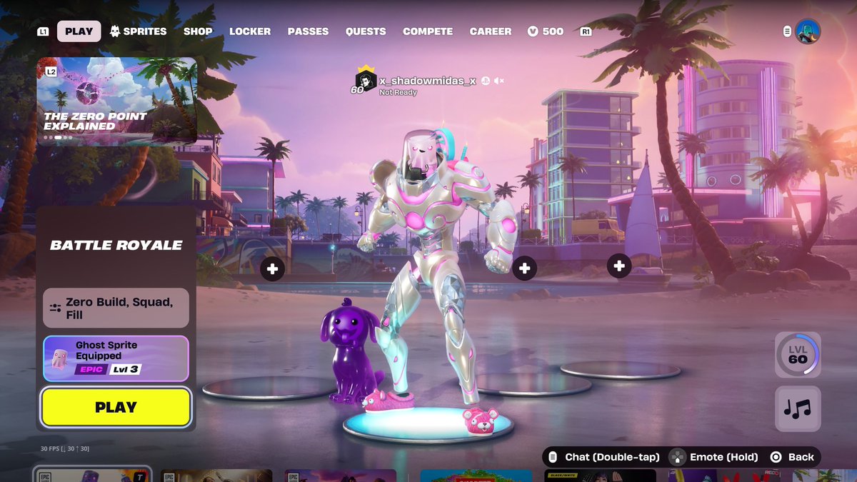 x_shadowmidas_x's tweet photo. what do you guys think of my sprite mech combo? 🥹 #fortnite #teamghost https://t.co/8BoHrrL1EN