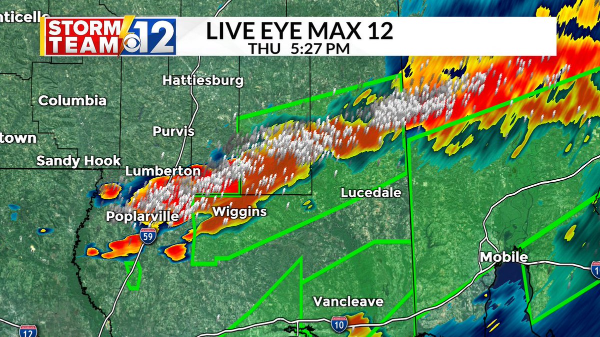StormTeam12's tweet photo. New Flash Flood Warning until 6/18 8:30PM for Stone, George, Perry, Greene. #mswx #wx 

https://t.co/NH5dTq1uq4 https://t.co/B5o4XYGxJk