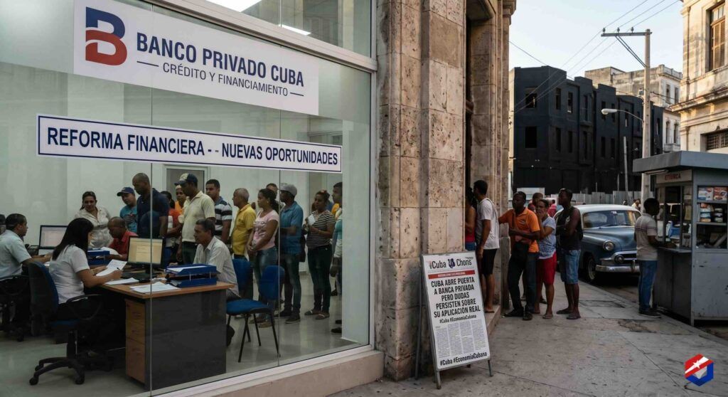 CubaHerald's tweet photo. Cuba abre la puerta a bancos privados en plena crisis económica, pero persisten dudas sobre su aplicación real. CUBA #crisis https://t.co/cNLw0jrXes https://t.co/ot3xQ27LAh