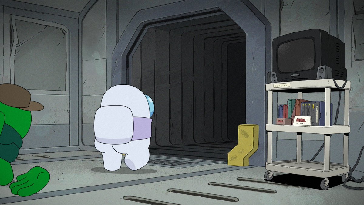 AmongUsGame's tweet photo. how many amogus dumpys did u spot in the first episode lmk (this is for science) #AmongUsShow https://t.co/4uxRhPBuod