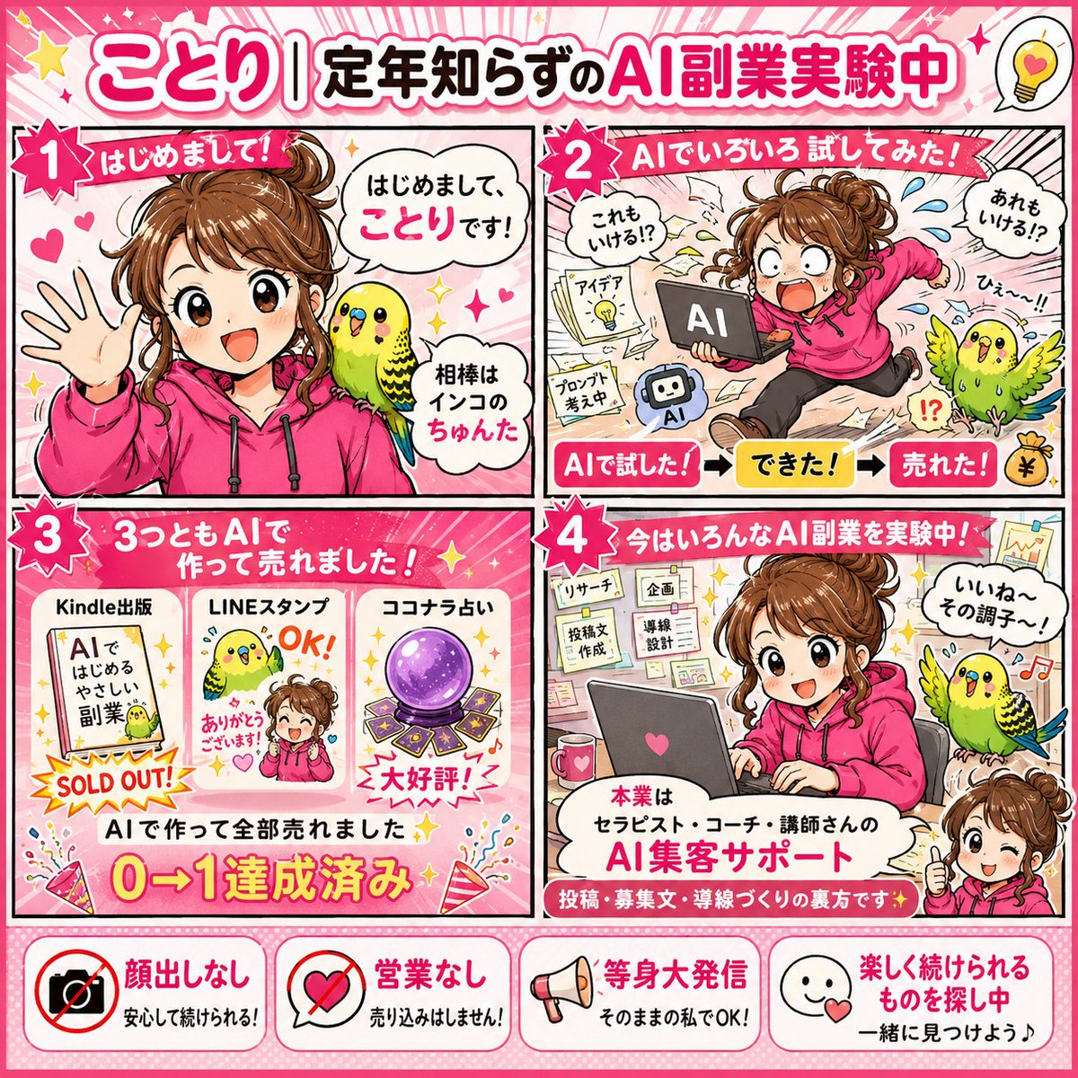 ことり|定年知らずのAI副業実験中 tweet media