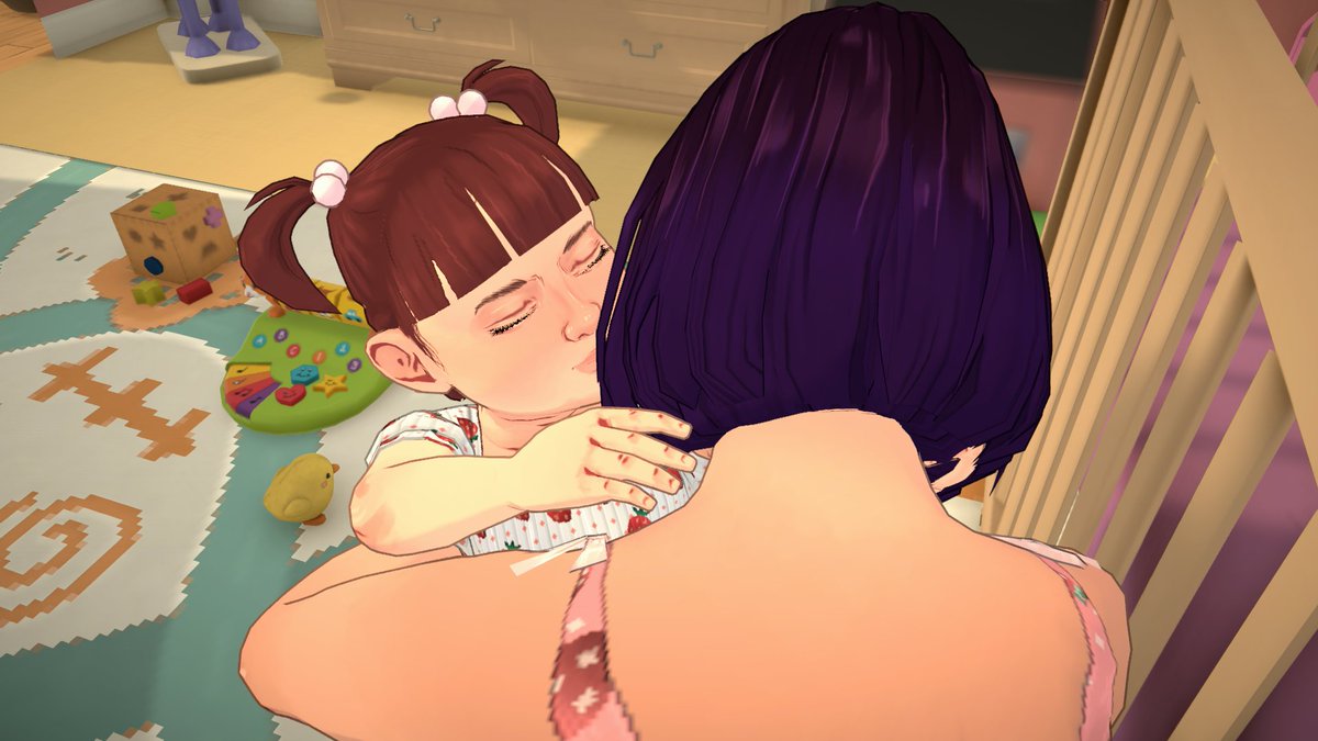 JEGirl518's tweet photo. Sabrina Aged up to a toddler #Paralives https://t.co/jp8WuZPgCc