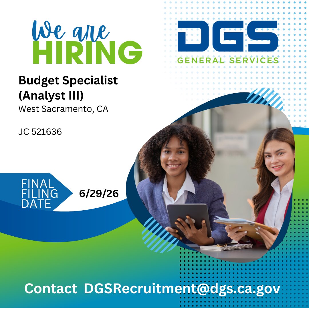 California DGS tweet media