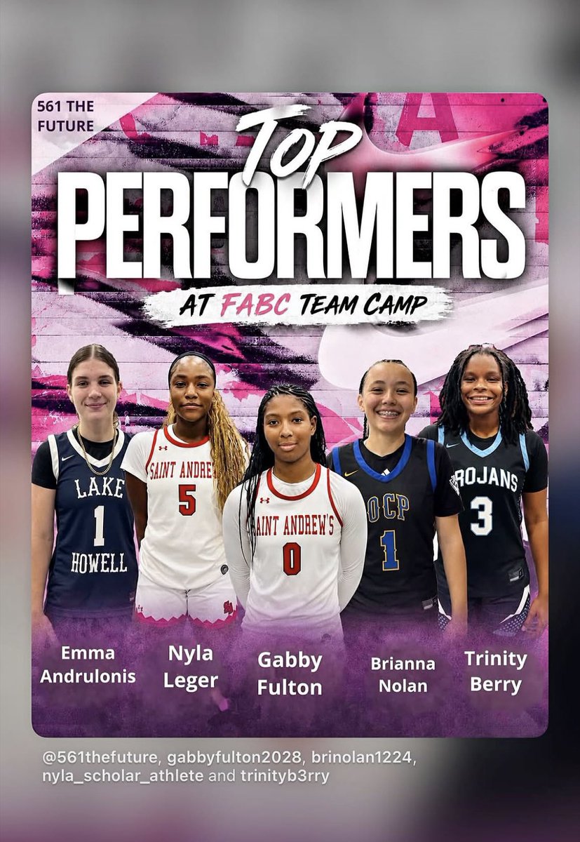 Gabbyfulton2028's tweet photo. 06/18/26 || Day 1 - FABC ✅
Came away with a hard-fought victory over a strong, competitive team. Proud of our grit and teamwork! 💪
Saint Andrews 39-34 Ribault
We’ll keep grinding and competing. Let’s keep it up, Scots! 🏀🔥 #FABC #Teamwork #GrindMode #GoScots https://t.co/Za3yOroDKK