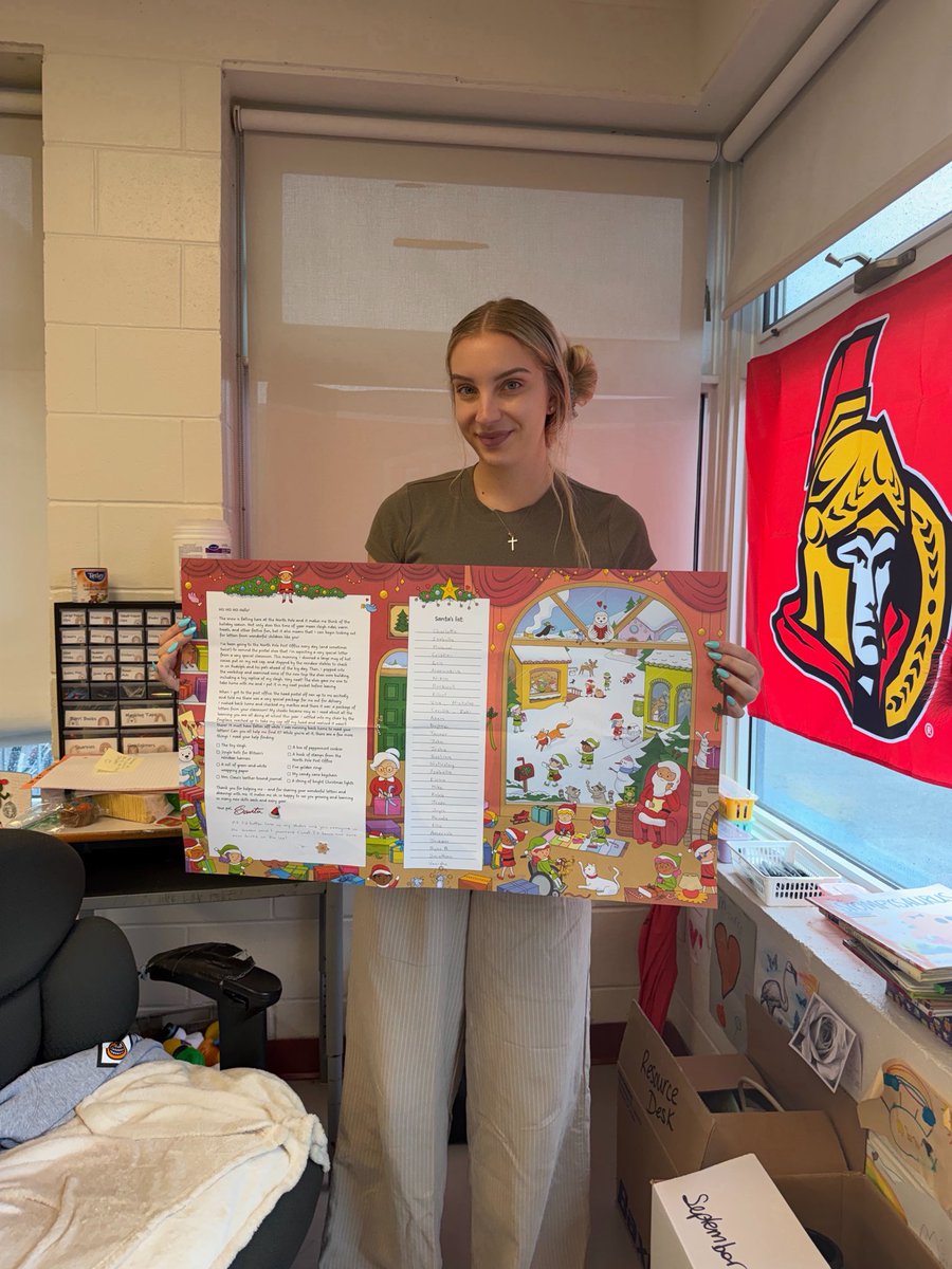 MsBurriOCSB's tweet photo. Iβm so happy Santa finally wrote back to us! π
π¬ It only took six monthsβ¦ but to be fair, Santa does work all year round! β€οΈπ#BeOcsb https://t.co/jane6CIEoR